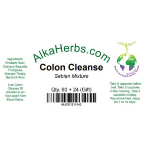 Colon Cleanse Natural Herbal Capsules Colon Cleanse