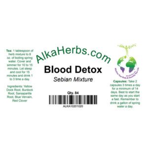 Blood Detox Natural Herbal Capsules for Sale blood