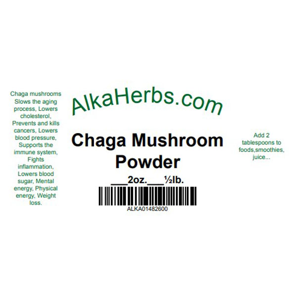 Chaga Mushroom ( Inonotus obliquus ) Food Chaga mushrooms contains a wide variety of minerals and nutrients. Slows the aging process 4