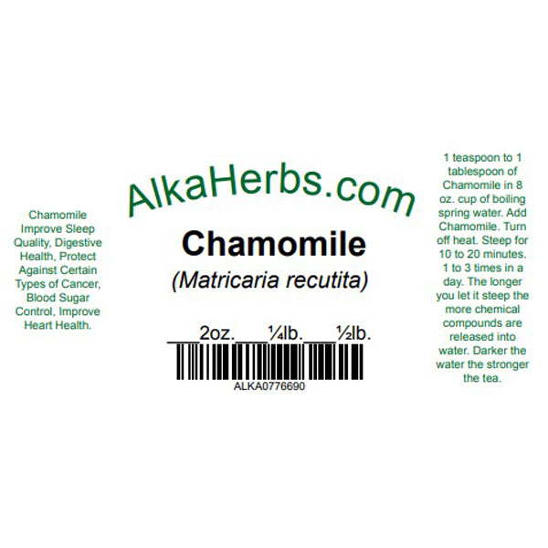 Chamomile Whole (Matricaria recutita) Natural Herbal Teas alkaline 4