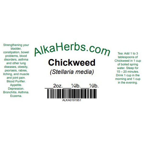 Chickweed ( Stellaria media ) Natural Herbal Teas Alkaherbs 5