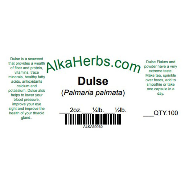 Dulse Flakes ( Palmaria palmata ) Natural Herbal Teas herbs 4