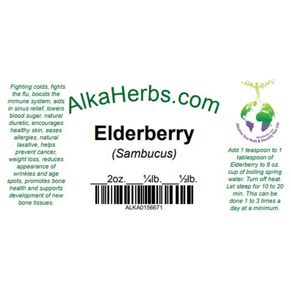 Elderberry ( Sambucus nigra ) Herb Alkaherbs 7