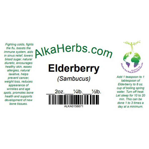 thumbnail image 2 of Elderberry Herb Tea – Sambucus Nigra Herbal Remedy (25 Tea Bags) By Tea Haven 2 of 3