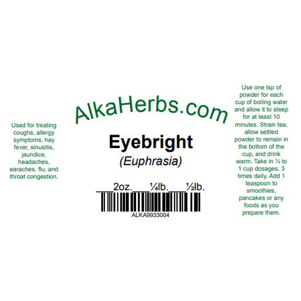 Eyebright (Euphrasia officinalis) Natural Herbal Teas Alkaherbs 4