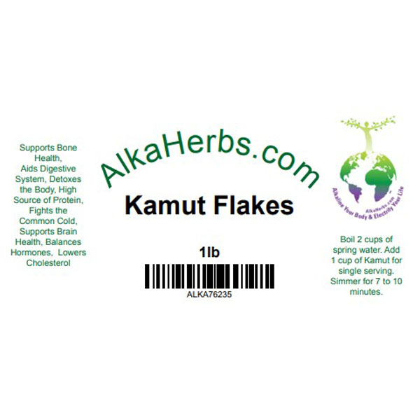 Kamut Flakes Rolled (1 lb.) Natural Herbal Teas alkaline 5