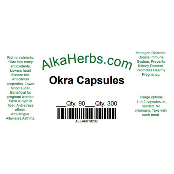 Okra Capsules Natural Herbal Capsules for Sale capsules 6