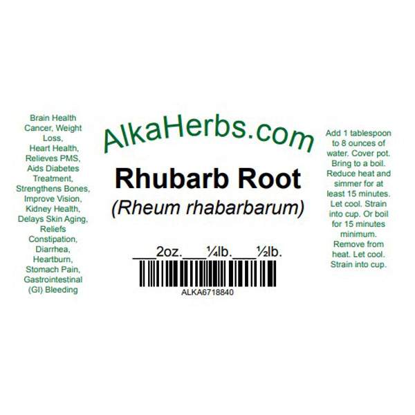 Rhubarb Root ( Rheum palmatum ) Natural Herbal Teas 4