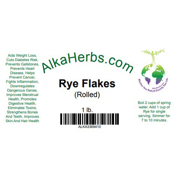Rye Flakes Rolled (1 lb.) Food Dr.Sebi 4