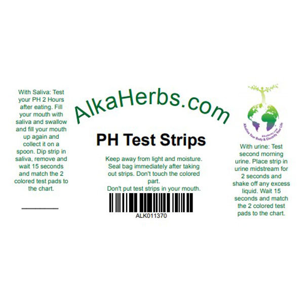 Saliva/Urine PH test strips. Sample pack. Check your acidic/alkaline levels Test Strips Natural 4