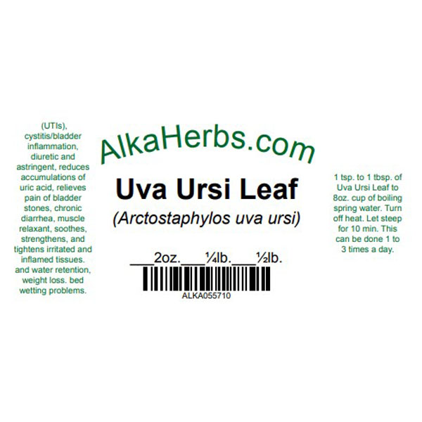 Uva Ursi Leaf ( Arctostaphylos uva ursi ) Natural Herbal Teas Alkaherbs 7