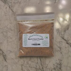 Myrrh Gum Powder ( Commiphora myrrha ) Natural Herbal Teas Alkaherbs 3