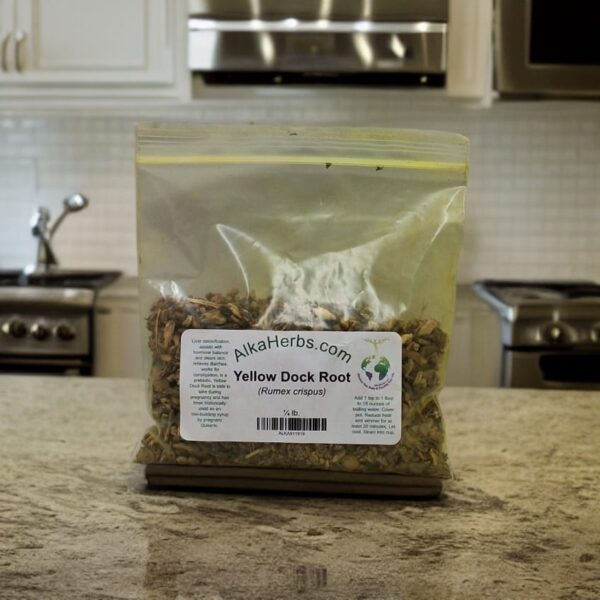Yellow Dock Root (Rumex crispus) Natural Herbal Teas Alkaherbs 3