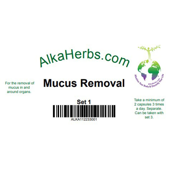 Mucus Removal (Personalized Packages) Dr. Sebi Products Aids 10