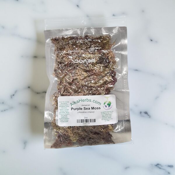 Purple Sea Moss-Jamaican (Chondrus Crispus) Natural Herbal Capsules for Sale Dr.Sebi 4