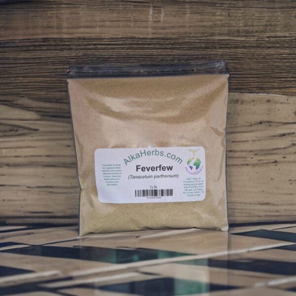 Feverfew (Tanacetum parthenium) Natural Herbal Teas alkaline 6