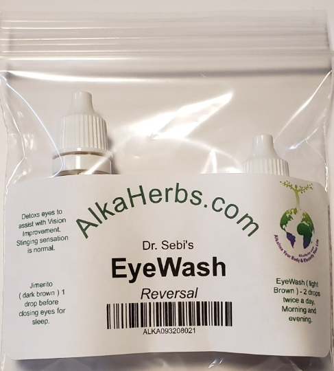 EyeWash Dr. Sebi Products alkaline 5