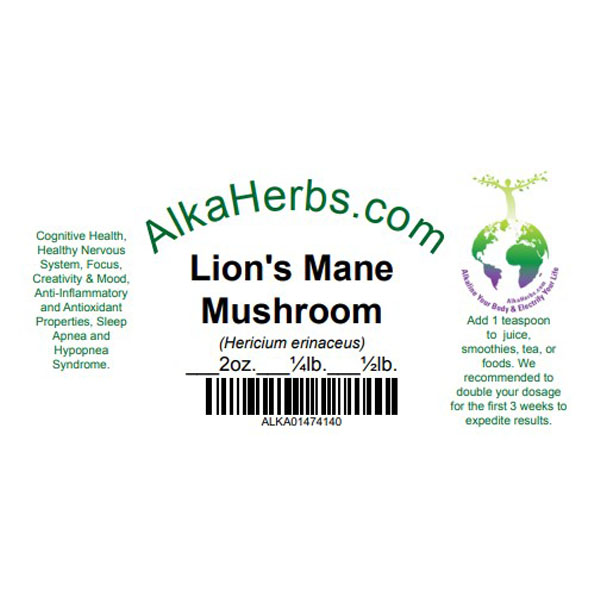 Lion’s Mane Mushroom Powder Natural Herbal Teas Brain 4
