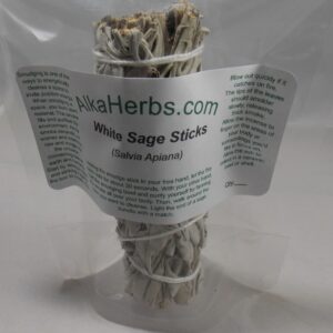 White Sage Sticks (Salvia Apiana) Natural Herbal Teas
