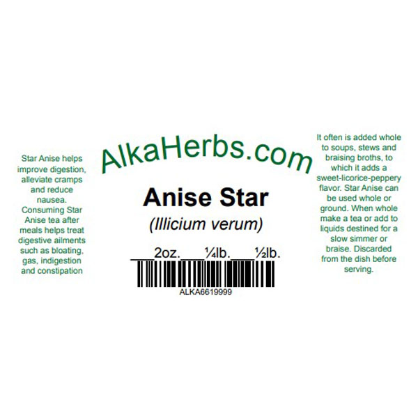Star Anise (Illicium verum) Natural Herbal Teas alleviate cramps and reduce nausea 4