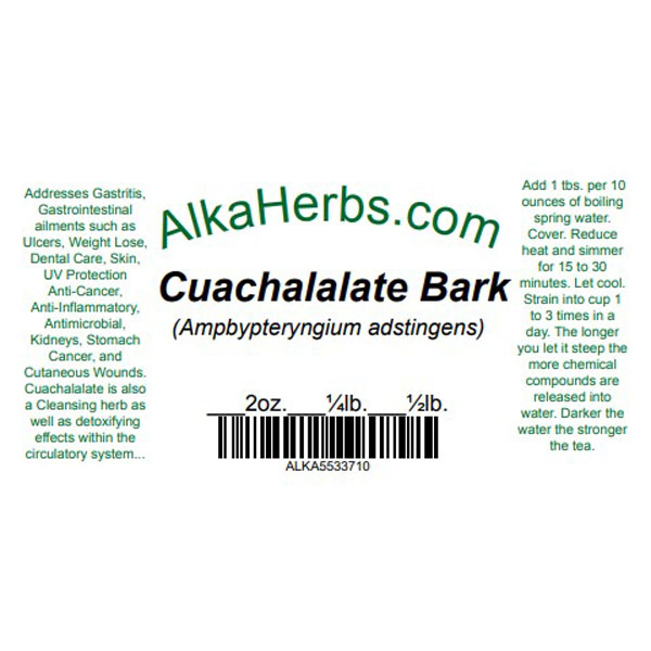 Cuachalalate Bark (Ampbypteryngium adstingens) Natural Herbal Teas 4