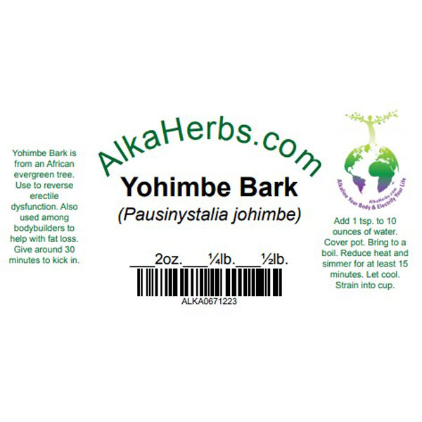 Yohimbe Bark (Pausinystalia johimbe) Natural Herbal Teas 6