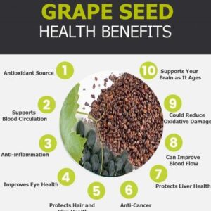 Grape Seed Capsules Qty. 90 Natural Herbal Capsules