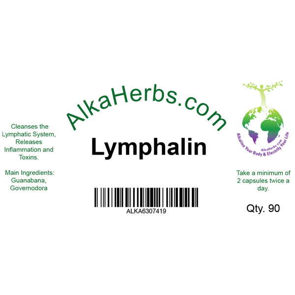 Lymphalin Capsules Dr. Sebi Products Alkaherbs 5