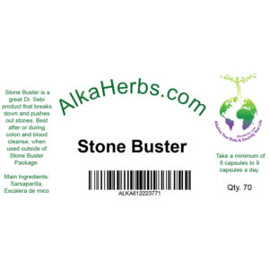 Stone Buster Natural Herbal Capsules 3