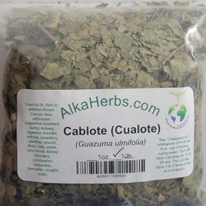 Cablote Leaves (Guazuma ulmifolia) Natural Herbal Teas an analeptic