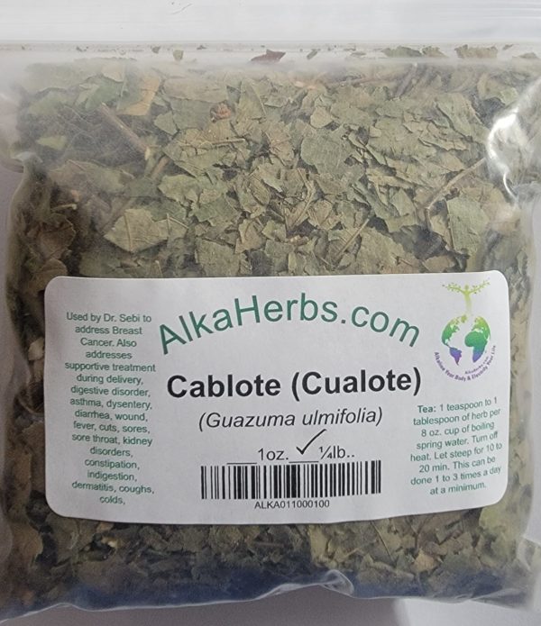 Cablote Leaves (Guazuma ulmifolia) Herb an analeptic 3