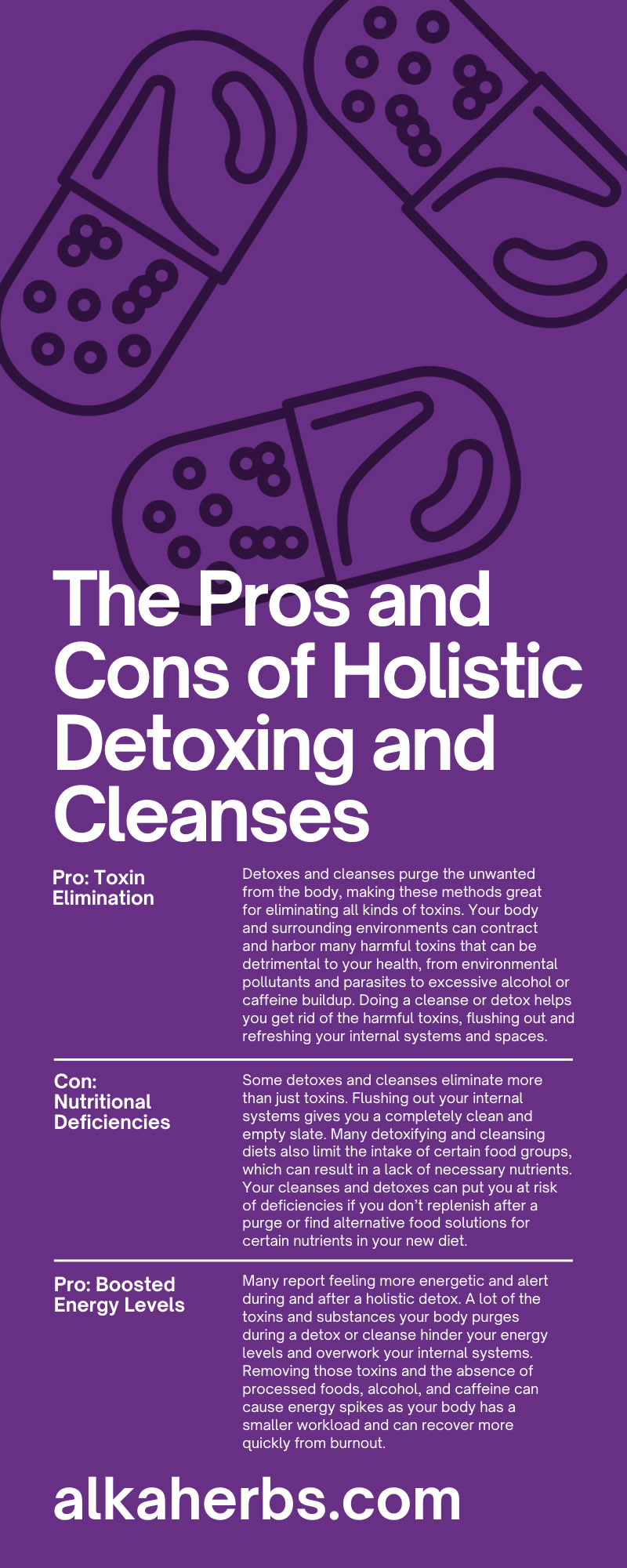 The Pros and Cons of Holistic Detoxing and Cleanses