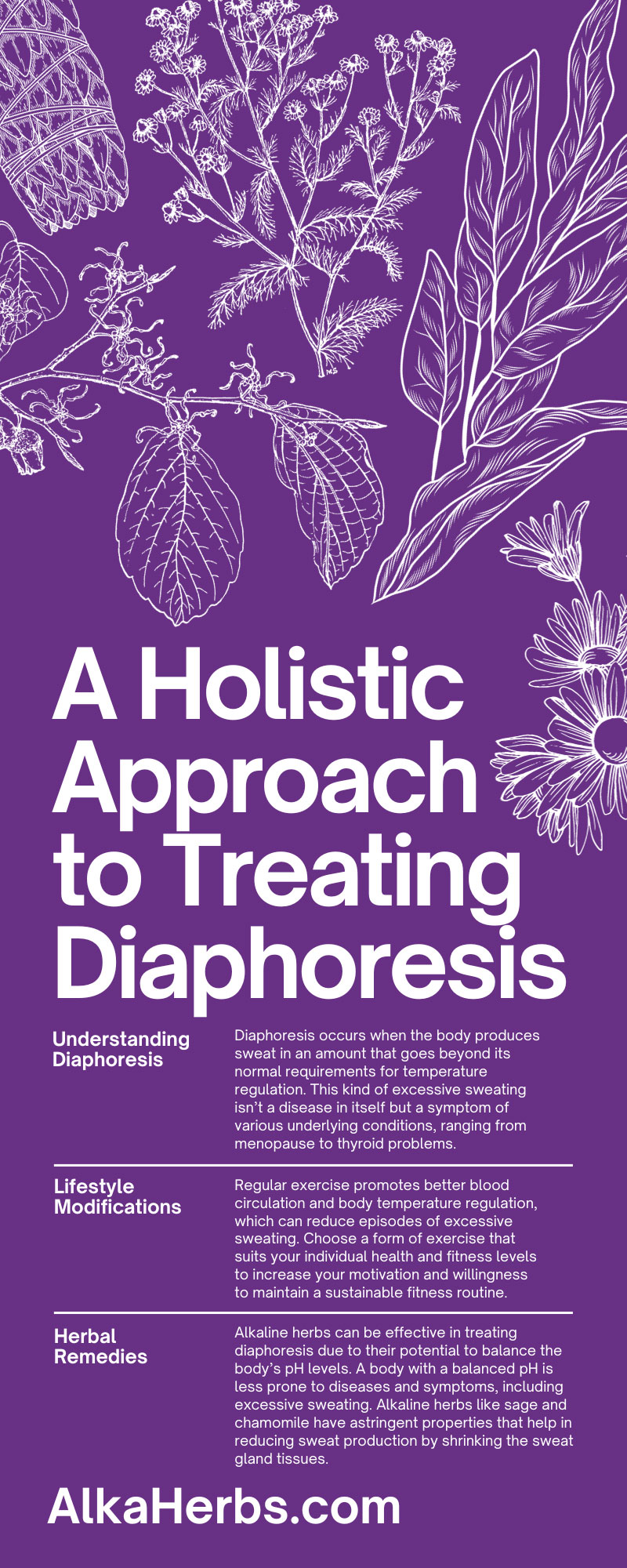 A Holistic Approach to Treating Diaphoresis