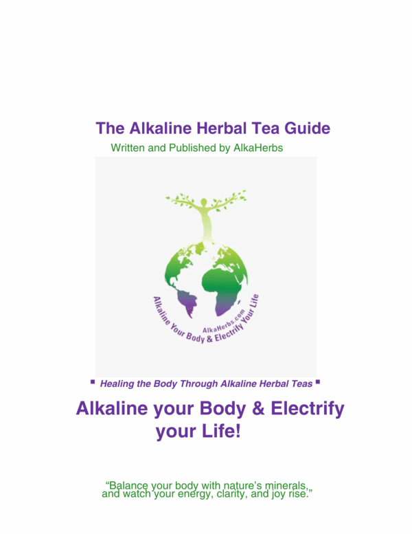 eBook: The Alkaline Herbal Tea Guide Downloadable alkaline herbal tea